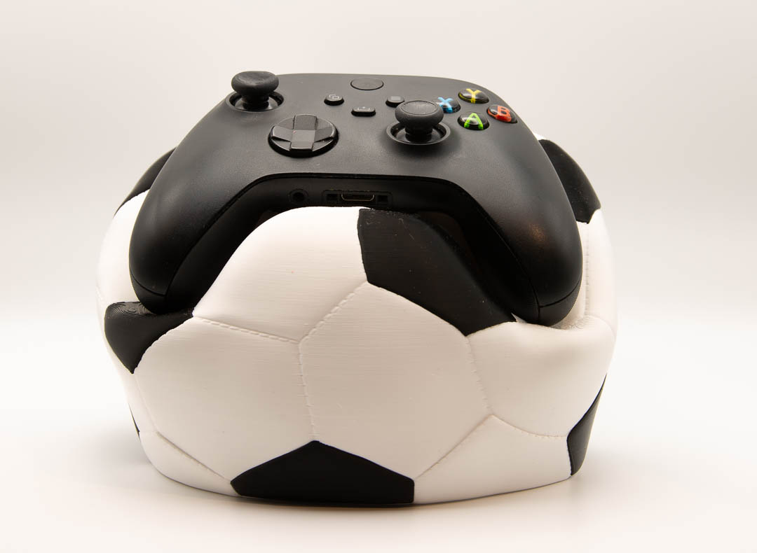 Football controller holder – 3D printed PS5 and Xbox stand, gift for football fans