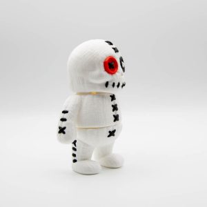 Voodoo doll flexi Mini Big with red and black button eyes